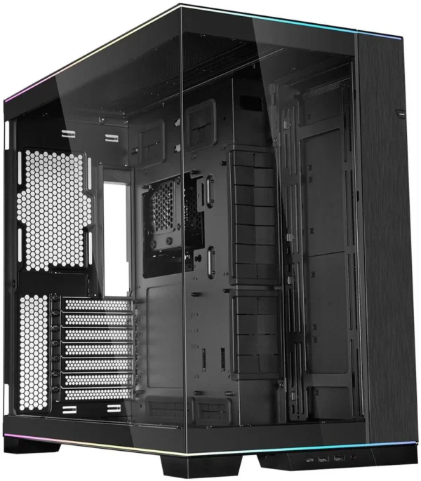 کیس LIAN LI O11 Dynamic EVO RGB مشکی | Mid-Tower ATX، آلومینیوم + شیشه، نورپردازی RGB - تصویر 1