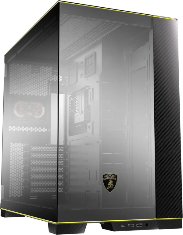 کیس LIAN LI O11 EVO Lamborghini Edition | Mid-Tower ATX، آلومینیوم + شیشه، نسخه محدود RGB - تصویر 1