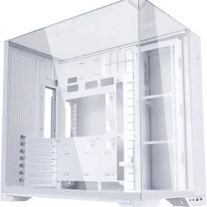 کیس LIAN LI O11 Vision Compact سفید | Mid-Tower ATX، طراحی آلومینیوم + شیشه حرارت‌دیده