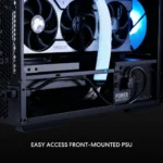 کیس LIAN LI LANCOOL 207 مشکی | ATX Compact، دو فن 140mm ARGB + دو فن 120mm PWM، شیشه حرارت‌دیده - تصویر 10