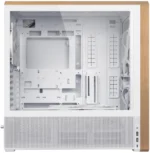 کیس LIAN LI LANCOOL 217 سفید | Mid-Tower ATX، پنل چوب گردو طبیعی، 5 فن PWM از پیش نصب شده - تصویر 3
