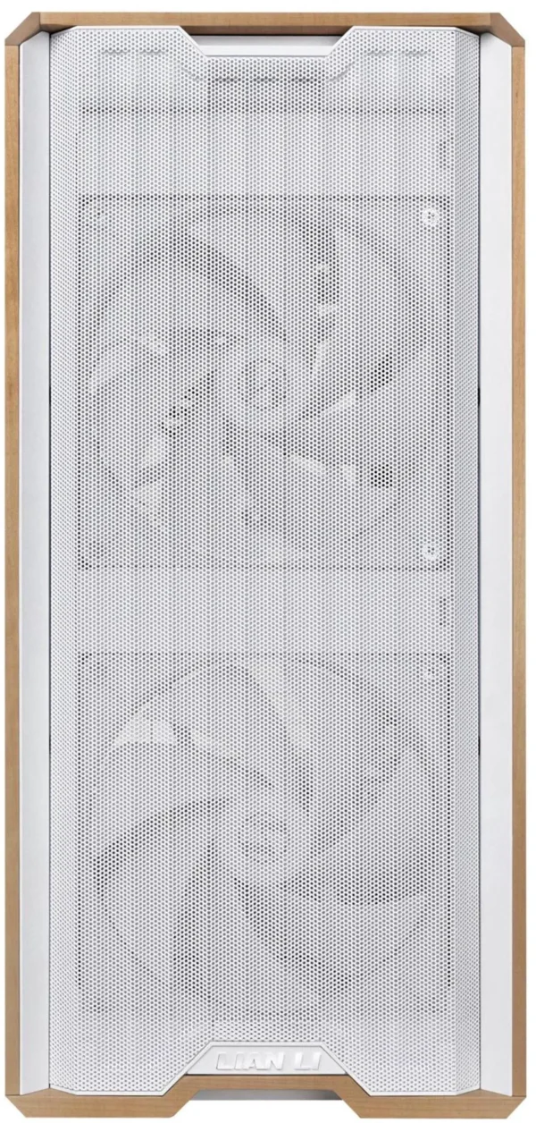 کیس LIAN LI LANCOOL 217 سفید | Mid-Tower ATX، پنل چوب گردو طبیعی، 5 فن PWM از پیش نصب شده - تصویر 5
