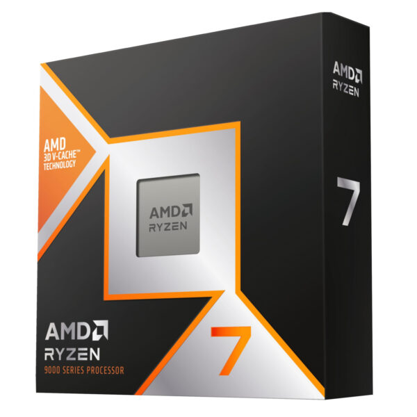 پردازنده AMD Ryzen 7 9800X3D (Zen 5 | Granite Ridge | سوکت AM5) – سریع‌ترین پردازنده گیمینگ با 3D V-Cache - تصویر 1