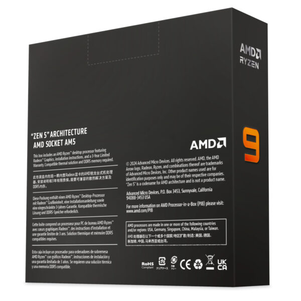 پردازنده AMD Ryzen 9 9950X3D - تصویر 3