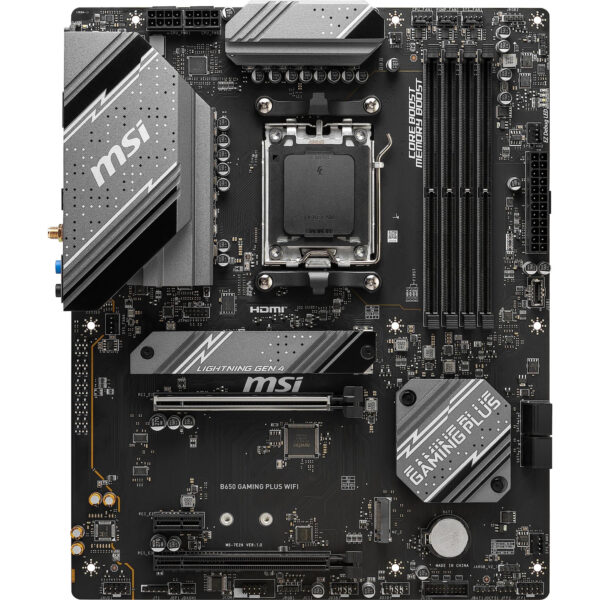 مادربرد گیمینگ MSI B650 GAMING PLUS WIFI | سوکت AM5، چیپست AMD B650، پشتیبانی DDR5، PCIe 4.0، وای فای - تصویر 2