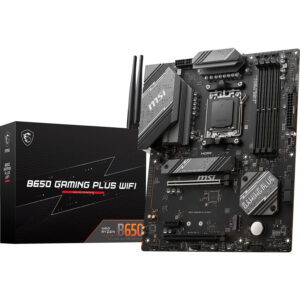 مادربرد گیمینگ MSI B650 GAMING PLUS WIFI | سوکت AM5، چیپست AMD B650، پشتیبانی DDR5، PCIe 4.0، وای فای