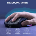 ماوس گیمینگ بی‌سیم و سیمی اونیکوما CW917 – DPI تا 4800، دو حالت اتصال، 6 دکمه، RGB، قابل شارژ برای PC و لپ‌تاپ - تصویر 2