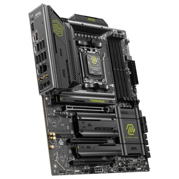 مادربرد گیمینگ MSI MAG X870 TOMAHAWK WIFI | سوکت AM5، پشتیبانی USB 4.0، وای فای 7، 4 درگاه SATA 6Gb/s - تصویر 3