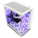 کیس NZXT H9 Flow سفید | Mid-Tower، طراحی دو محفظهای، پنل شیشهای، تهویه قدرتمند - تصویر 9