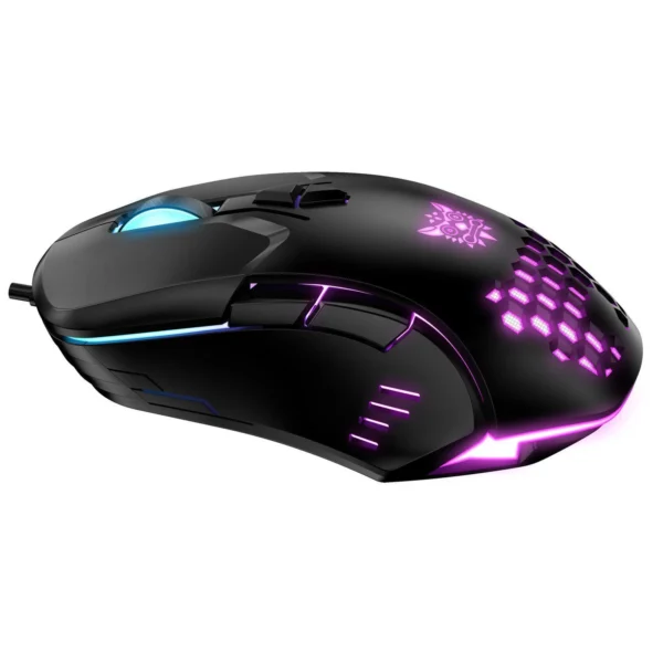 ماوس گیمینگ سیمی اونیکوما CW902 با نورپردازی RGB رنگی و طراحی ارگونومیک - تصویر 4