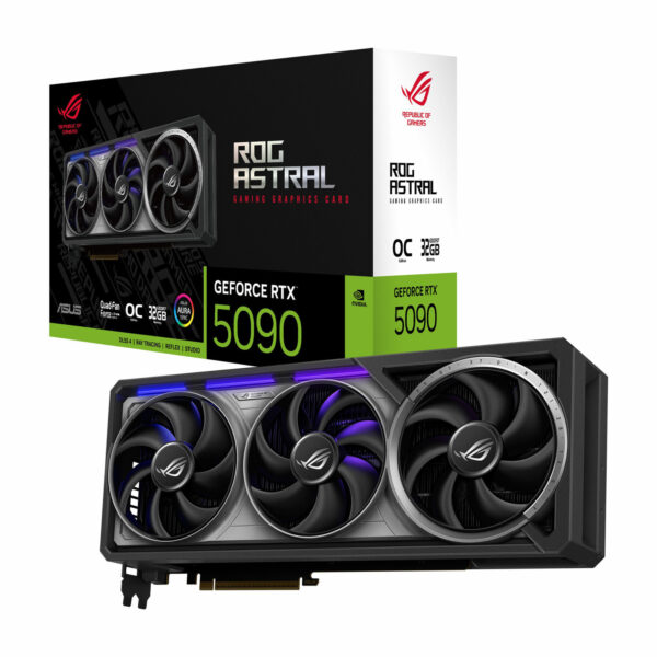 کارت گرافیک ASUS ROG Astral GeForce RTX 5090 OC Edition | حافظه 32GB GDDR7، PCIe 5.0، DLSS 4.0، نسخه اورکلاک - تصویر 14