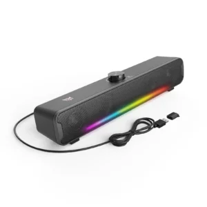 اسپیکر بلوتوثی اونیکوما L16 – ساندبار پرقدرت با نورپردازی RGB، قابل حمل، مناسب کامپیوتر، تلویزیون، گیمینگ و سینمای خانگی