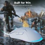 ماوس گیمینگ بی‌سیم و سیمی اونیکوما CW917 – DPI تا 4800، دو حالت اتصال، 6 دکمه، RGB، قابل شارژ برای PC و لپ‌تاپ - تصویر 8