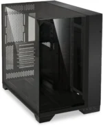 کیس LIAN LI O11 Vision مشکی | Mid-Tower ATX، طراحی پریمیوم آلومینیوم + شیشه حرارتدیده - تصویر 2