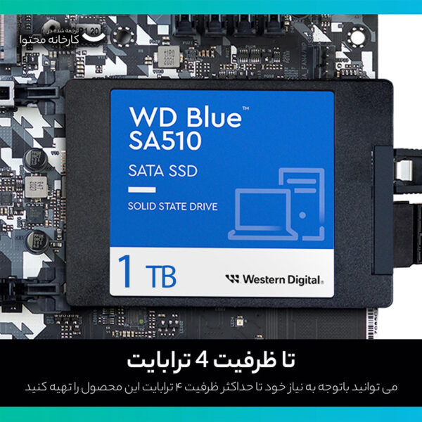 اس اس دی اینترنال وسترن دیجیتال مدل SA510 Blue ظرفیت یک ترابایت - تصویر 5