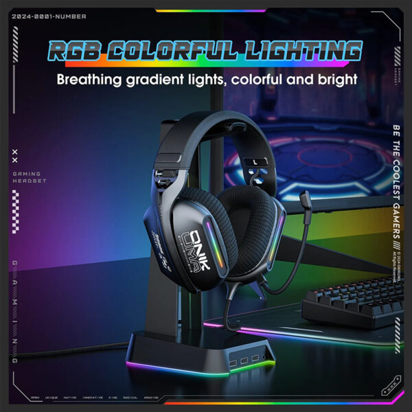 هدست گیمینگ اونیکوما مدل X12 RGB - تصویر 8