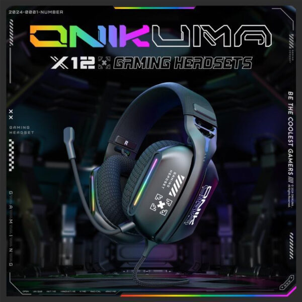 هدست گیمینگ اونیکوما مدل X12 RGB - تصویر 4