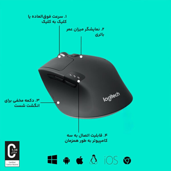 ماوس بی سیم لاجیتک مدل M720 - تصویر 10