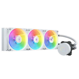 سیستم خنک کننده آبی کولر مستر مدل MASTERLIQUID ML360L V2 White ARGB