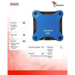 اس اس دی اکسترنال ای دیتا مدل SD620 ظرفیت یک ترابایت - تصویر 2