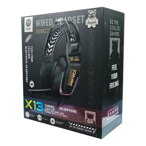 هدست گیمینگ اونیکوما مدل X13 RGB - تصویر 5