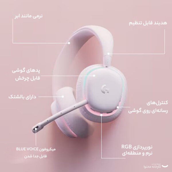 هدست مخصوص بازی بلوتوثی لاجیتک مدل G735 - تصویر 6