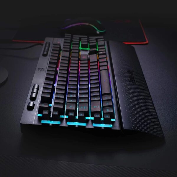 کیبورد گیمینگ ردراگون مدل Shiva K512، سوییچ ممبران، Full-Size، نورپردازی RGB - تصویر 13