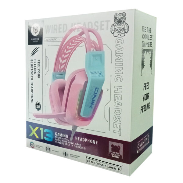 هدست گیمینگ اونیکوما مدل X13 RGB - تصویر 6