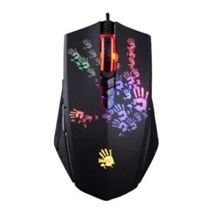 ماوس گیمینگ سیمی A4Tech Bloody A60 Gaming Mouse | سنسور نوری 6200 DPI، RGB، مناسب FPS