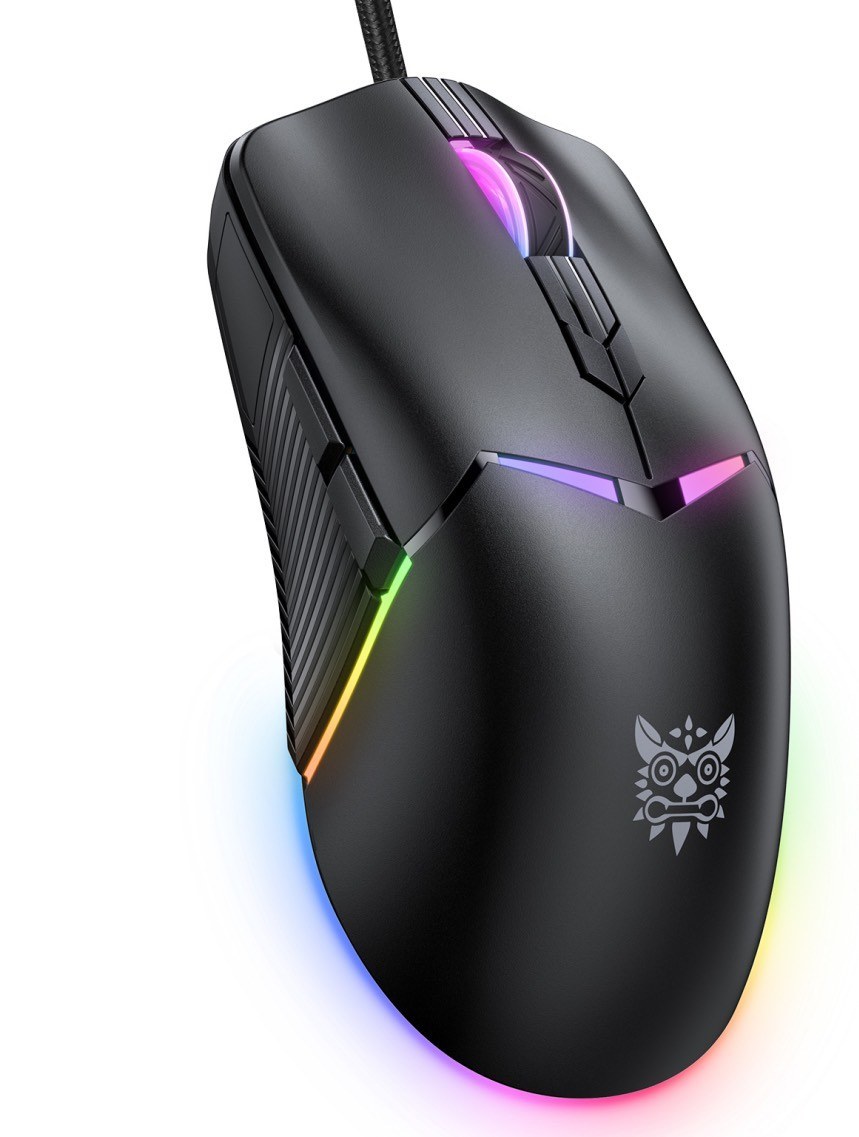 ماوس گیمینگ سیمی Onikuma CW929 Wired Gaming Mouse | DPI قابل تنظیم تا 6400، نورپردازی RGB