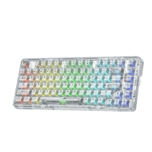 Redragon K649 PRO 78% Wireless Gasket RGB Gaming Keyboard | کیبورد گیمینگ شفاف بی‌سیم با اتصال 3 حالته و سوییچ قابل تعویض