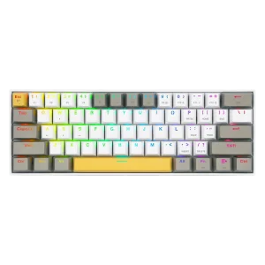 کیبورد مکانیکی ردراگون مدل K530 DRACONIC RGB PRO (K530-YL&WT&GY-RGB-PRO)