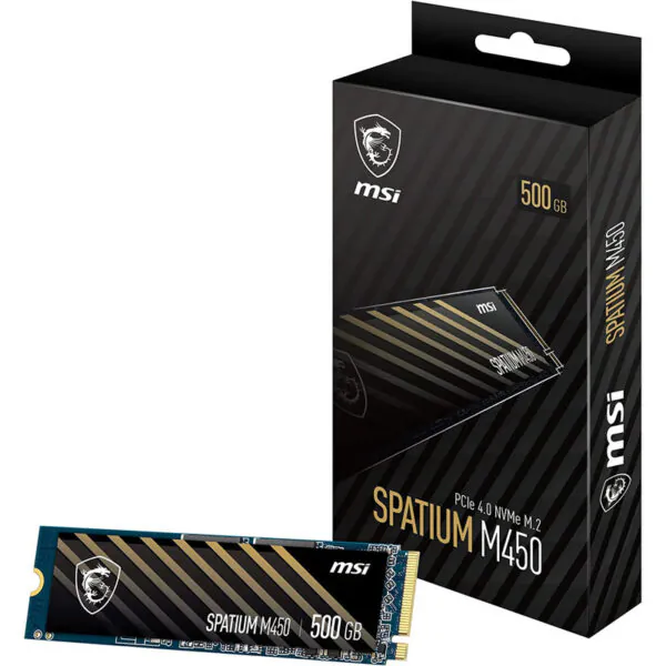 اس اس دی اینترنال PCIe 4.0 ام اس آی مدل SPATIUM M450 PCIe 4.0 NVMe M.2 ظرفیت 500 گیگابایت - تصویر 9