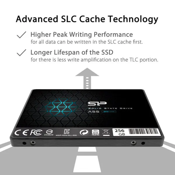 اس اس دی اینترنال SATA3.0 سیلیکون پاور مدل Ace A55 ظرفیت 256 گیگابایت - تصویر 8