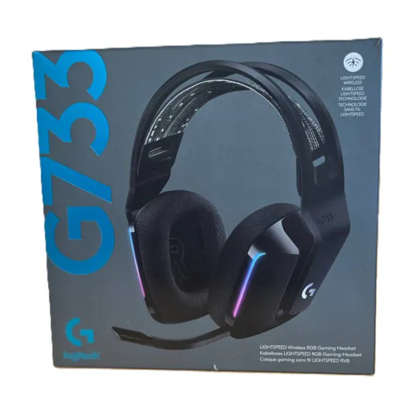 هدست لاجیتک مدل G733 LIGHTSPEED RGB BLACK - تصویر 7