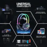 هدفون مخصوص بازی اونیکوما مدل X20 RGB-HEAD - تصویر 4