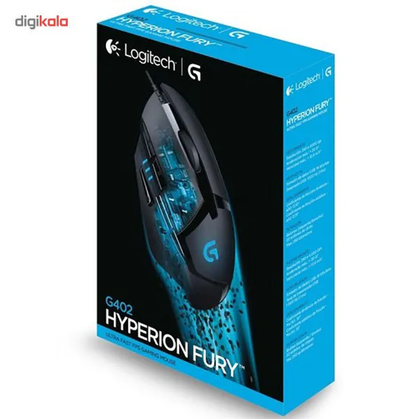 ماوس مخصوص بازی لاجیتک مدل G402 Hyperion Fury - تصویر 13