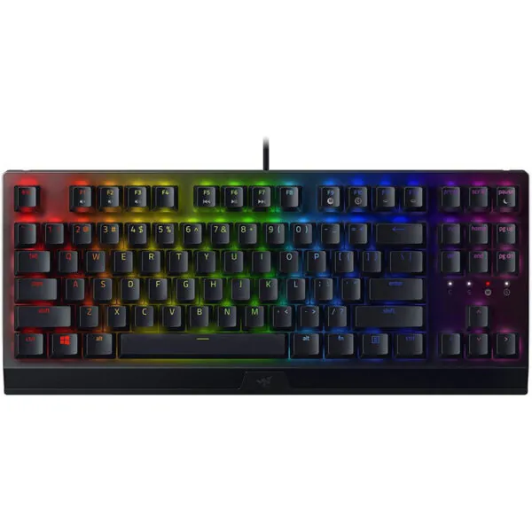 کیبورد مخصوص بازی ریزر مدل BlackWidow X Tenkeyless Green Switch - تصویر 1