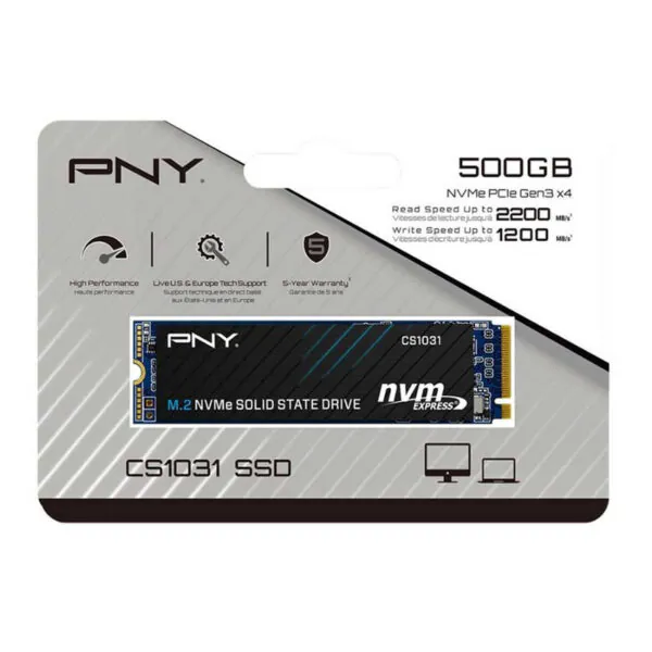 اس اس دی اینترنال پی ان وای مدل CS1031 M.2 2280 NVMe Gen3x4 ظرفیت 500 گیگابایت - تصویر 4