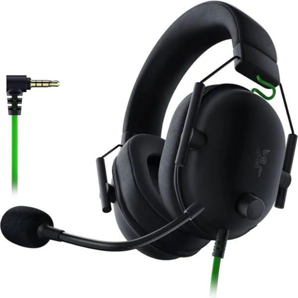 هدست مخصوص بازی ریزر مدل BlackShark V2 + USB Sound Card - تصویر 17