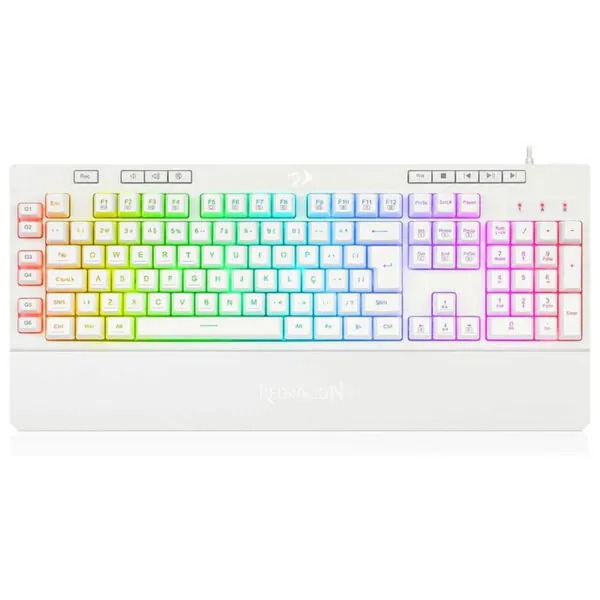 کیبورد گیمینگ ردراگون مدل Shiva K512، سوییچ ممبران، Full-Size، نورپردازی RGB - تصویر 2