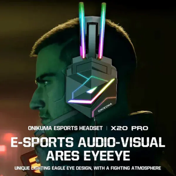 هدفون مخصوص بازی اونیکوما مدل X20 RGB-HEAD - تصویر 11