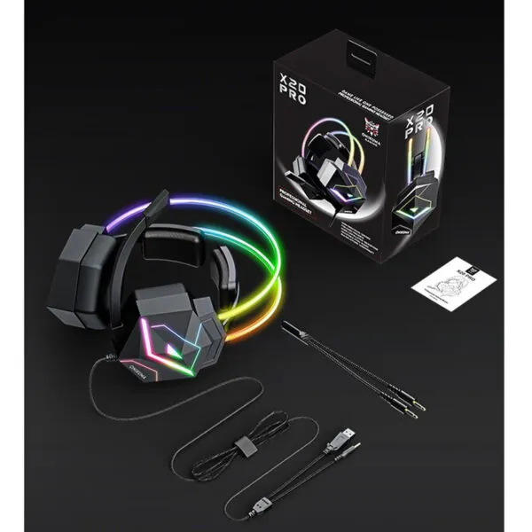 هدفون مخصوص بازی اونیکوما مدل X20 RGB-HEAD - تصویر 8