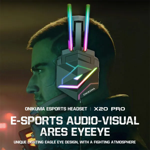 هدفون مخصوص بازی اونیکوما مدل X20 RGB-HEAD - تصویر 6
