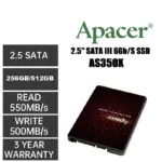 اس اس دی اینترنال اپیسر مدل AS350X ظرفیت 256 گیگابایت - تصویر 2