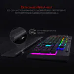 کیبورد گیمینگ ردراگون مدل Shiva K512، سوییچ ممبران، Full-Size، نورپردازی RGB - تصویر 7
